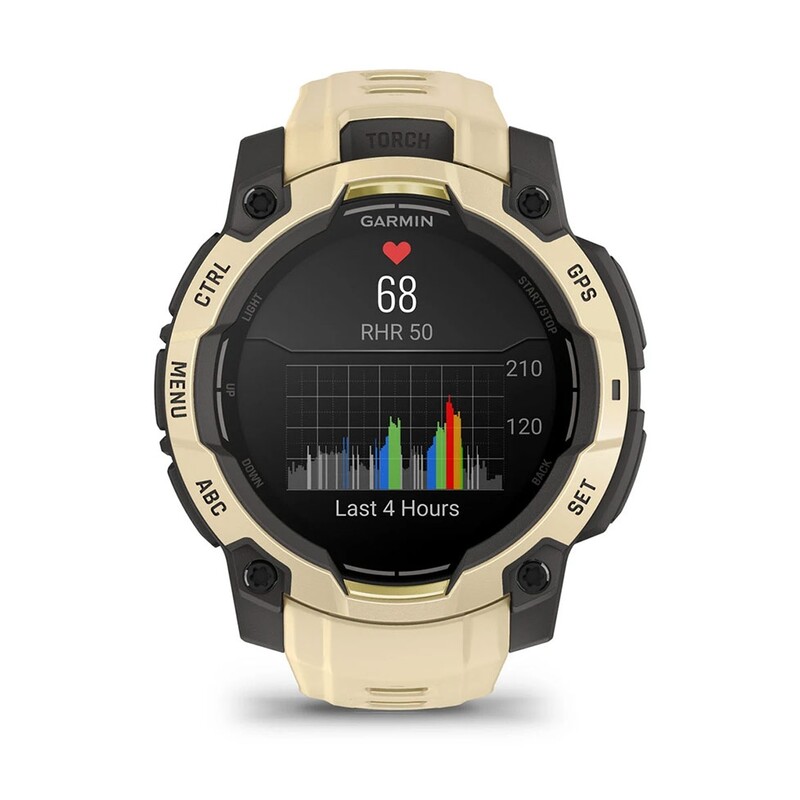 Смарт-часы Garmin Instinct 3 Citrine/Gray (010-02936-02)