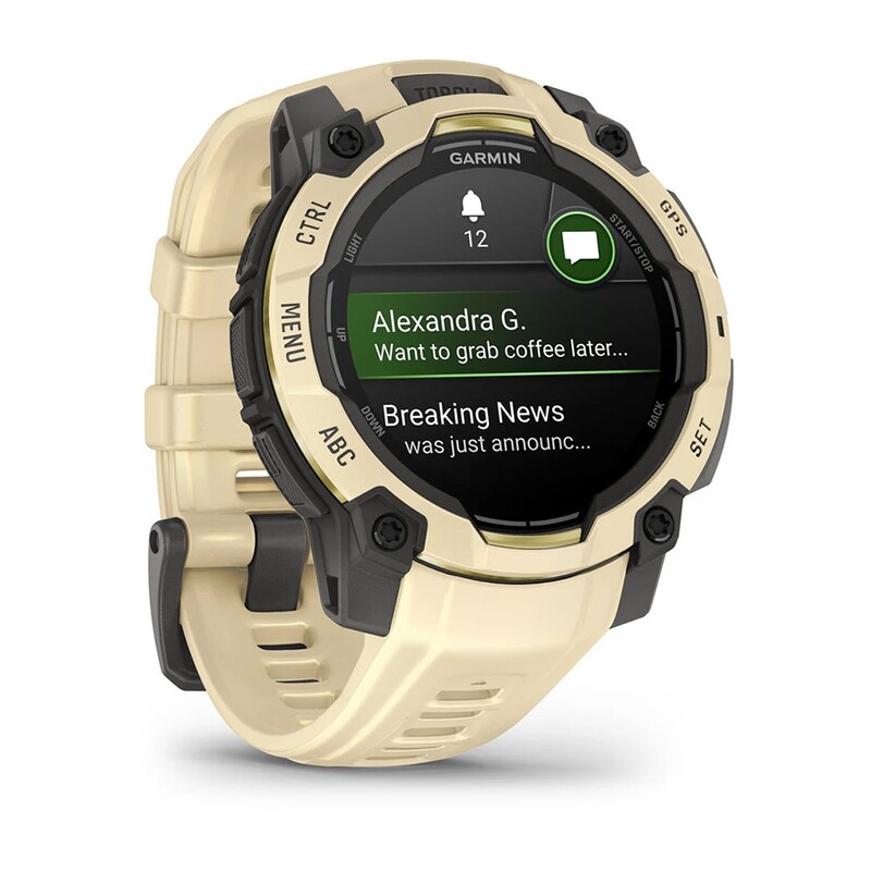 Смарт-часы Garmin Instinct 3 Citrine/Gray (010-02936-02)
