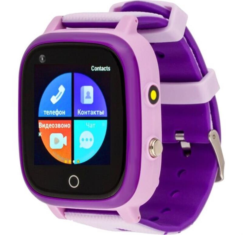 Дитячий смарт-годинник AmiGo GO005 4G WIFI Thermometer Purple