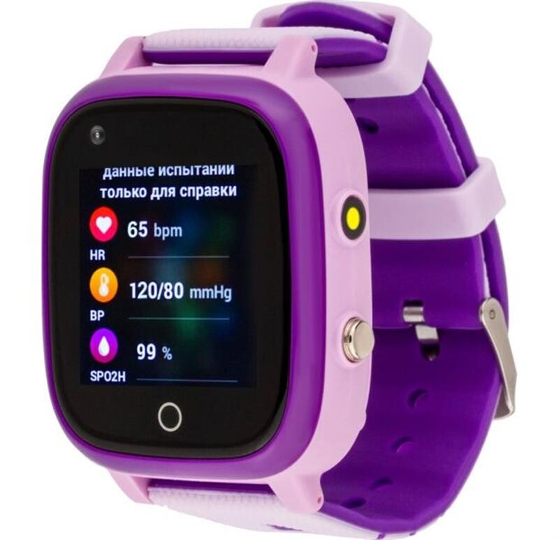 Дитячий смарт-годинник AmiGo GO005 4G WIFI Thermometer Purple