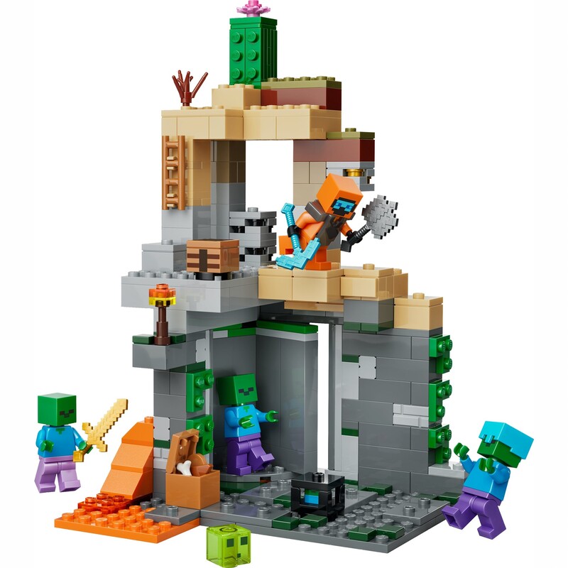Конструктор LEGO Minecraft Підземелля зомбі (21587)