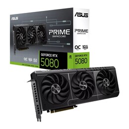 Видеокарта GF RTX 5080 16GB GDDR7 Prime Evo OC Asus (PRIME-RTX5080-O16G-EVO)