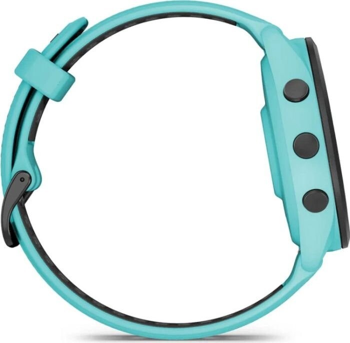 Смарт-годинник Garmin Forerunner 265 Black Bezel with Aqua Case and Aqua/Black Silicone Band (010-02810-12)
