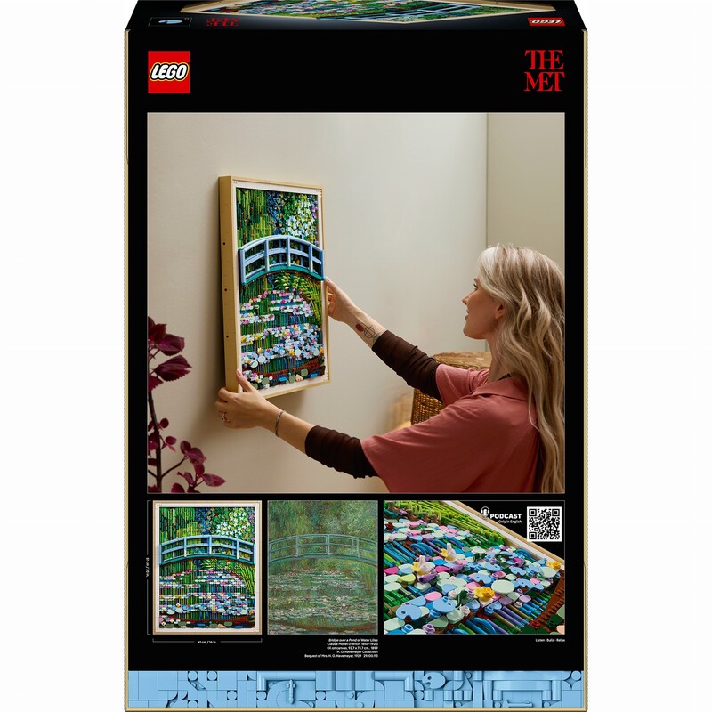 Конструктор LEGO Art «Міст над ставком із лататтям» Клода Моне (31220)