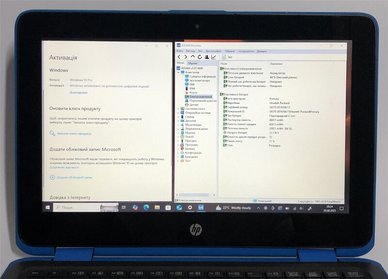 Ноутбук HP ProBook x360 11 G3 EE / 11.6" (1366x768) Touch / Pentium N5000 / 8GB / 256GB SSD / Win10Pro - Б/в