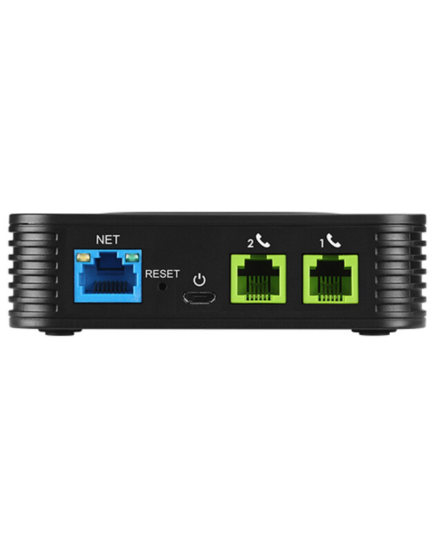 VoIP-Шлюз Grandstream HandyTone HT802 v2 (2хFXS , 1хLAN)