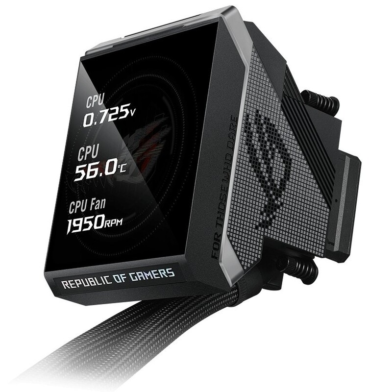 Система водяного охлаждения Asus ROG Strix LC IV 360 ARGB LCD Black (90RC01M1-B0EAY0)