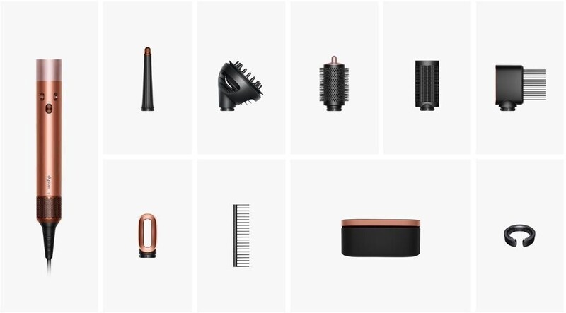 Стайлер Dyson HS08 Airwrap I.D. Curly+Coily T3/T4 Amber Silk (142899-01)