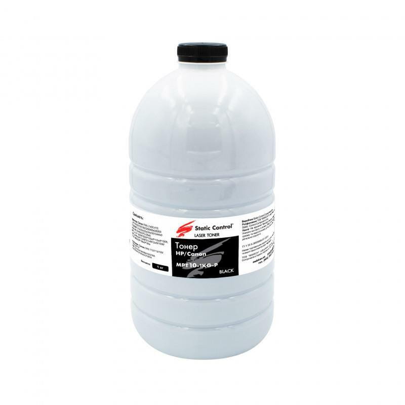 Tонер SCC (MPT10-1KG-P) HP/Canon універсальний Black 1000г