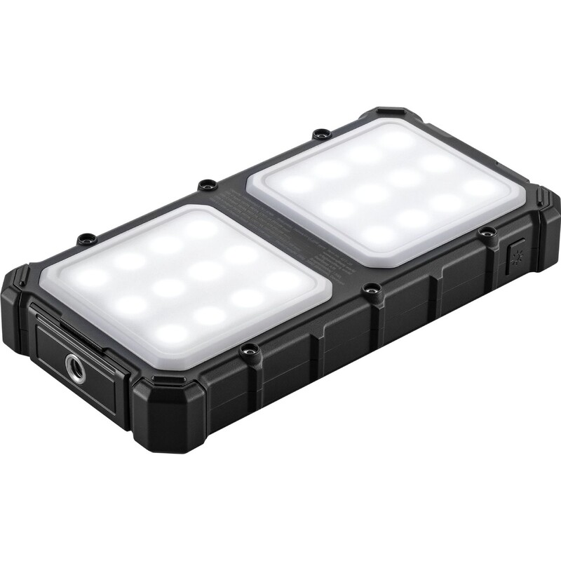 Універсальна мобільна батарея Sandberg Solar Powerbank CampLED 10000mAh 22.5W Black (421-23)
