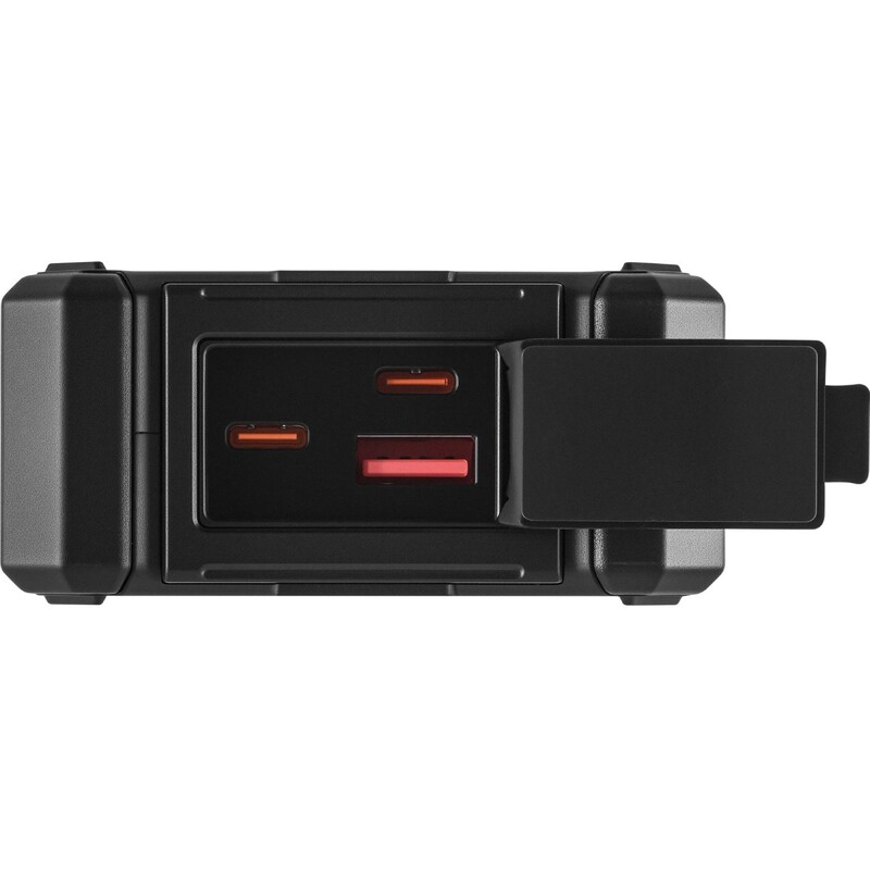 Універсальна мобільна батарея Sandberg Solar Powerbank CampLED 20000mAh 22.5W Black (421-24)