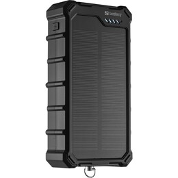 Універсальна мобільна батарея Sandberg Solar Powerbank CampLED 20000mAh 22.5W Black (421-24)