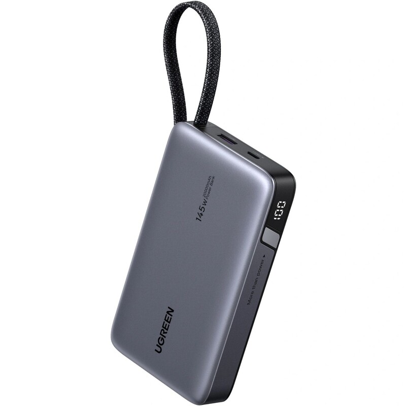 Універсальна мобільна батарея Ugreen PB551 20000mAh, 145W, Grey (55992B)