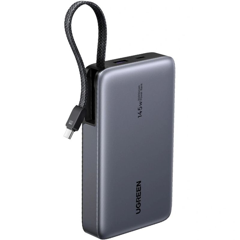 Універсальна мобільна батарея Ugreen PB551 20000mAh, 145W, Grey (55992B)