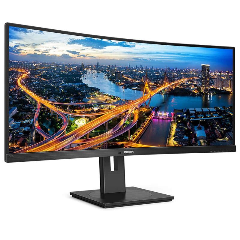 Монитор Philips 34" UltraWide 346B1C/00 VA Black