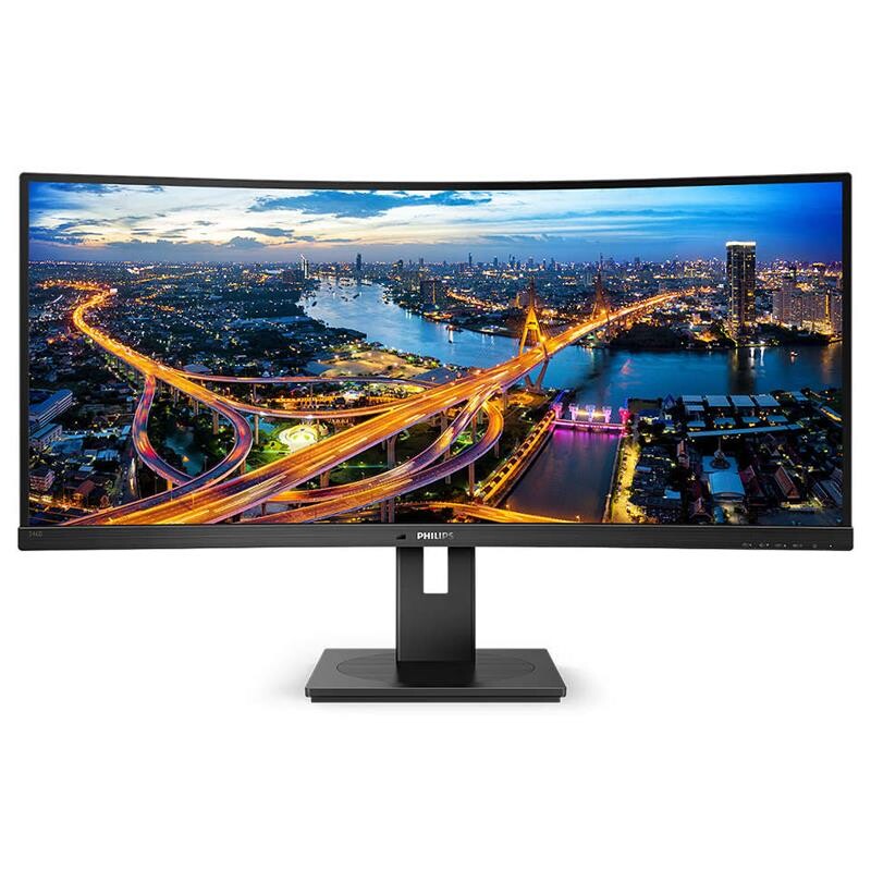 Монитор Philips 34" UltraWide 346B1C/00 VA Black