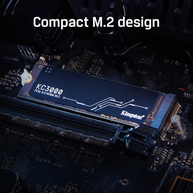 Накопитель SSD 2TB Kingston KC3000 M.2 2280 PCIe 4.0 x4 NVMe 3D TLC (SKC3000D/2048G)