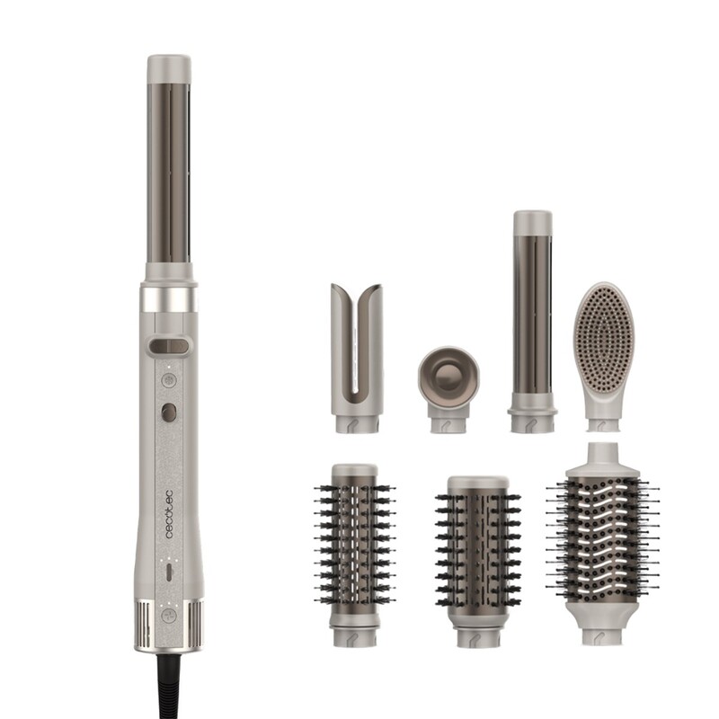 Стайлер Cecotec Bamba CeramicCare 8in1 AirGlisse Gyro Champagne (A01_EU01_112528)