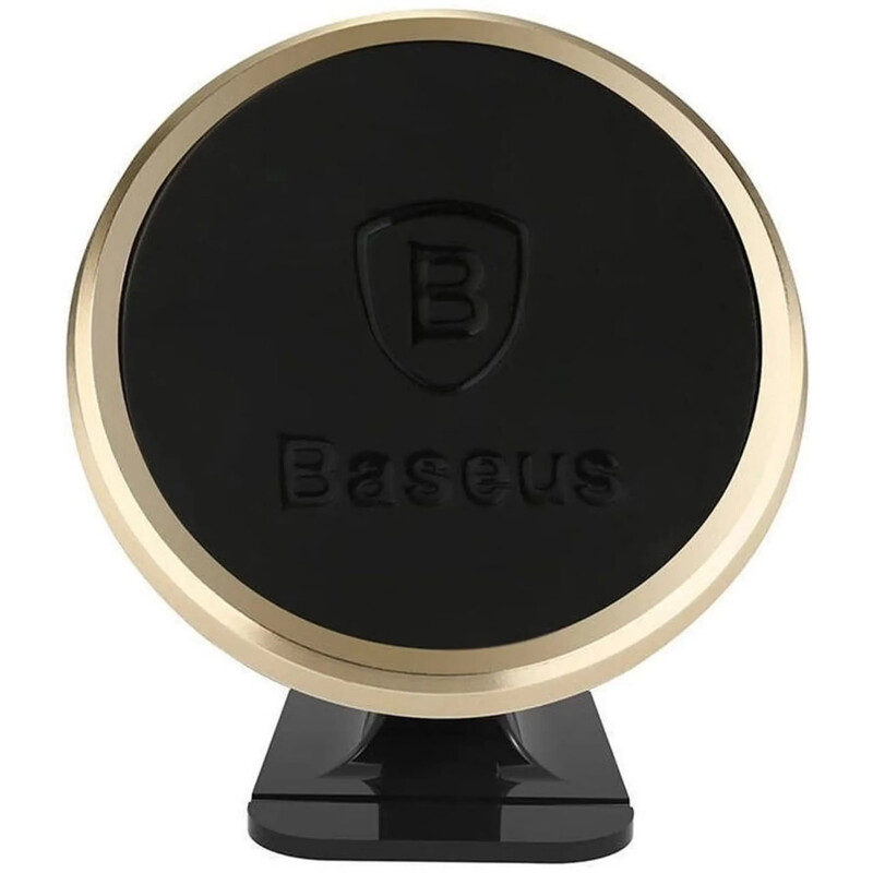 Держатель автомобильный для смартфона Baseus Adjustable Magnetic Mount Black Gold (SUCX140015)