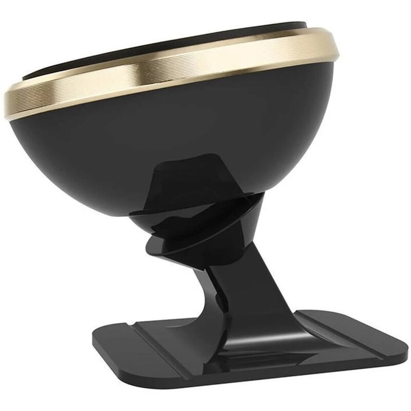 Держатель автомобильный для смартфона Baseus Adjustable Magnetic Mount Black Gold (SUCX140015)