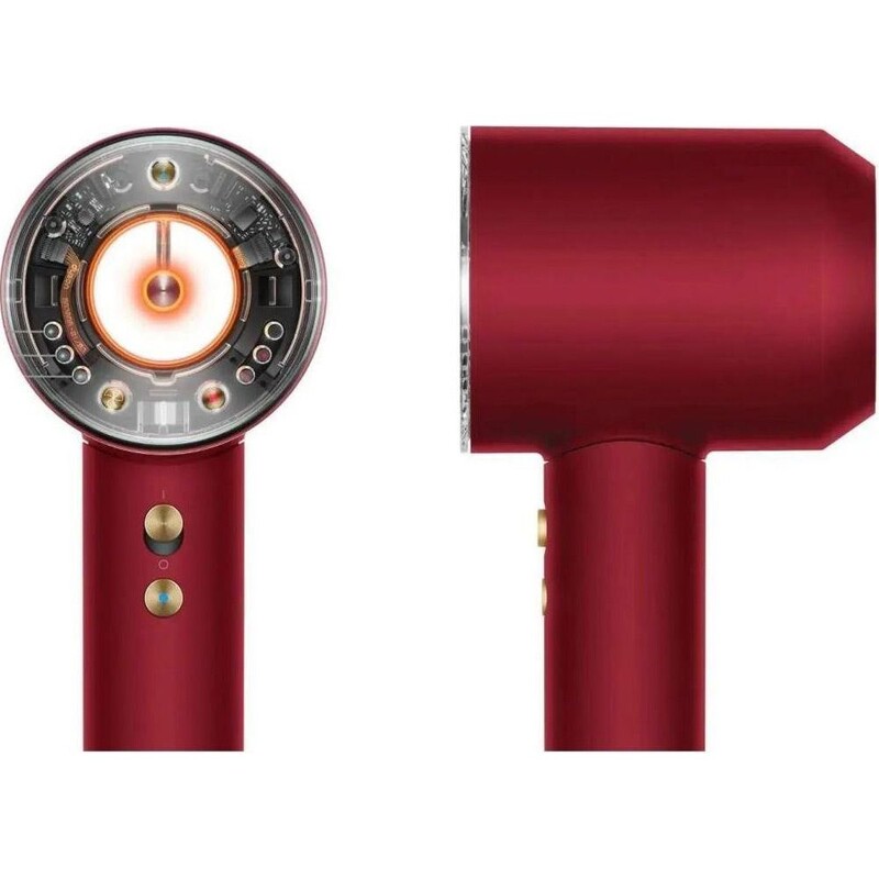 Фен Dyson Supersonic HD16 Nural Straight+Wavy Red Velvet/Gold (493117-01)