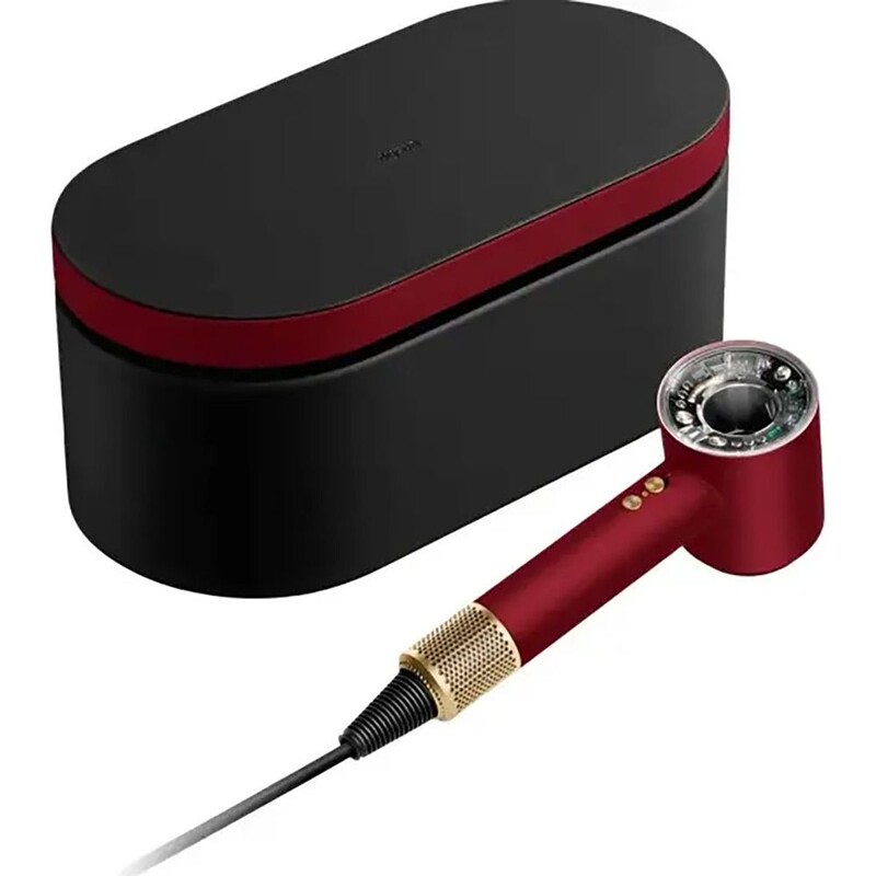 Фен Dyson Supersonic HD16 Nural Straight+Wavy Red Velvet/Gold (493117-01)