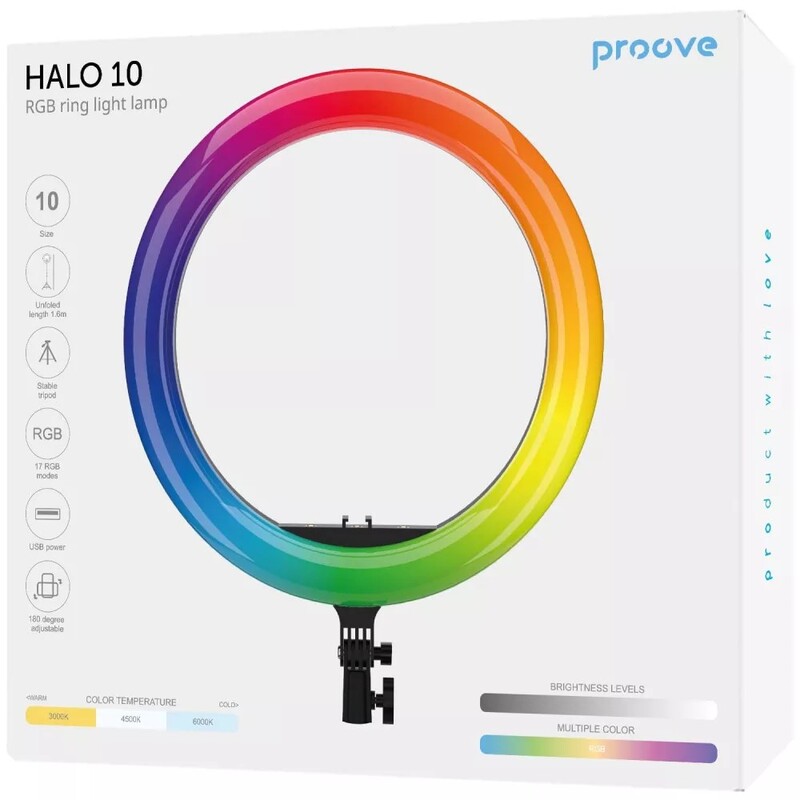 Кольцевая LED-лампа Proove Halo 10 RGB White