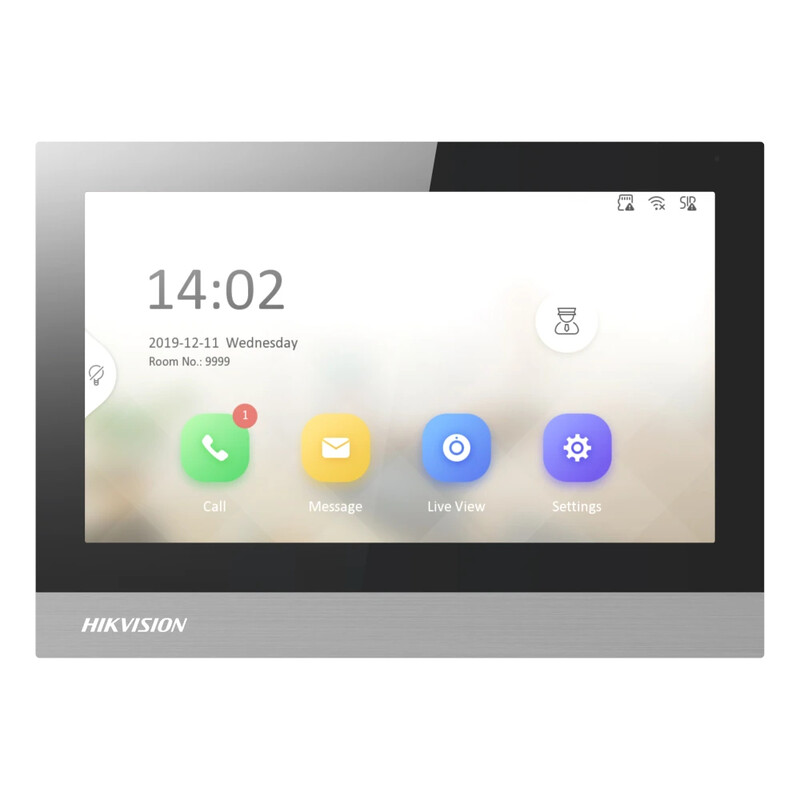 IP-відеодомофон Hikvision DS-KH8380-WTE1/Flush (99-10027702)