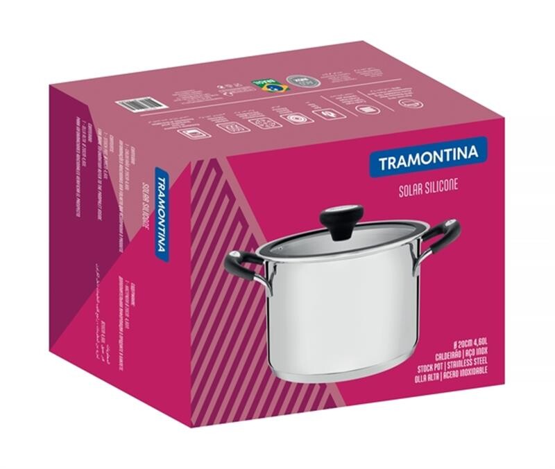 Каструля Tramontina Solar Silicone 20 см 4.5 л (62125/203)