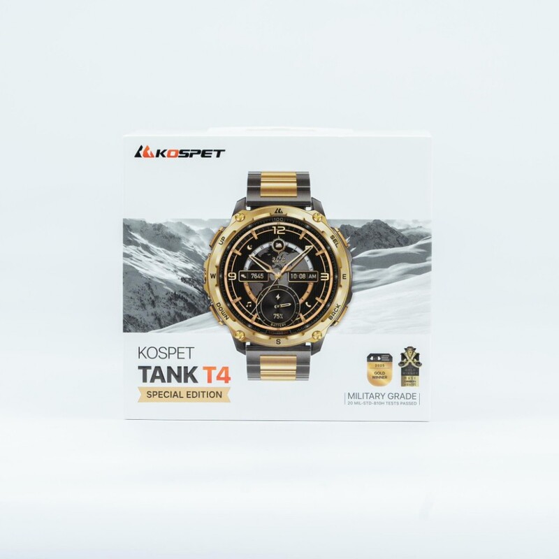 Смарт-годинник Kospet Tank T4 SE Gold