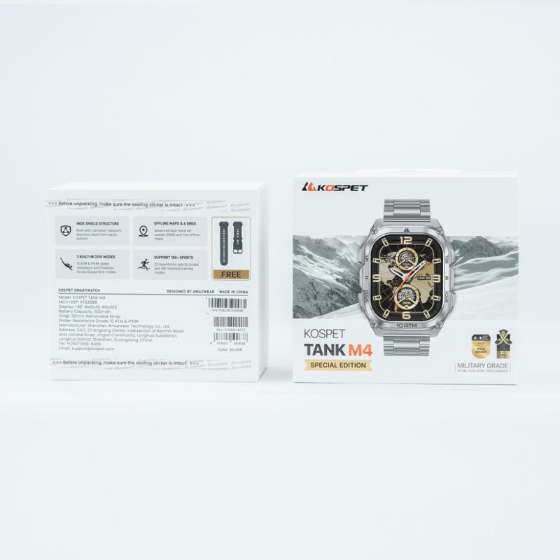 Смарт-годинник Kospet Tank M4 SE Silver