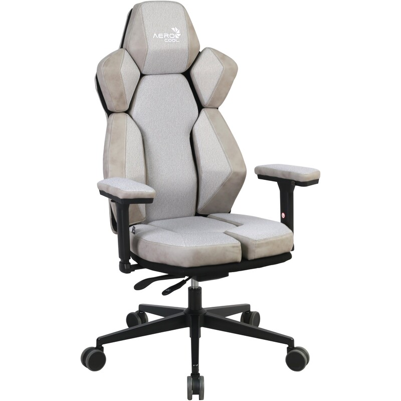 Крісло для геймерів AeroCool XTAL Loft Air Light Grey (TEGC-2100104.41)