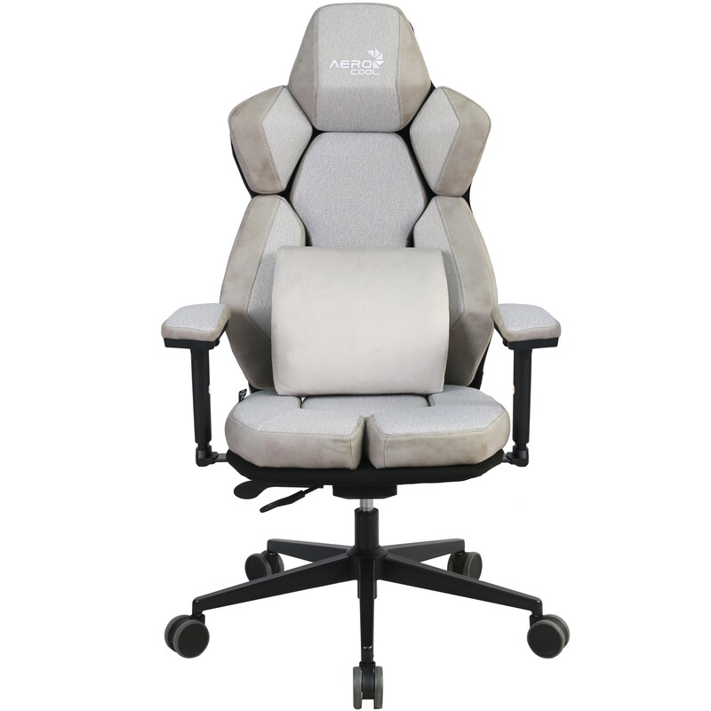 Крісло для геймерів AeroCool XTAL Loft Air Light Grey (TEGC-2100104.41)
