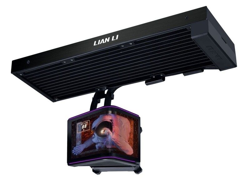 Система водяного охлаждения Lian Li HydroShift II OLED Curved 360 Fanless Black(G89.GHS2OLDC36NB.00)