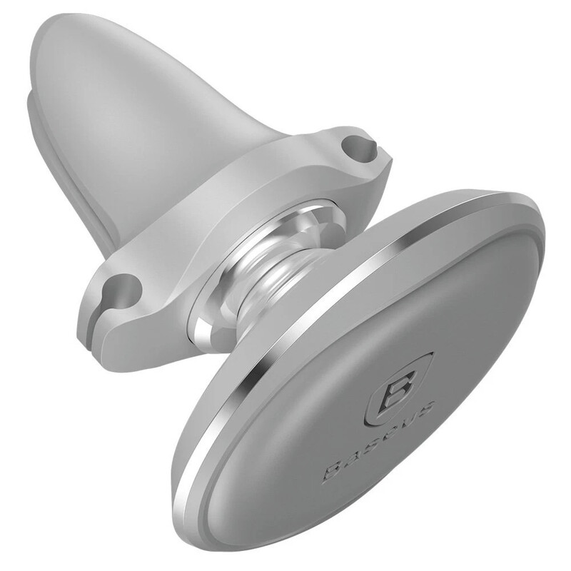 Держатель автомобильный для смартфона Baseus Magnetic Car Mount Grey (C40141201S13-00)