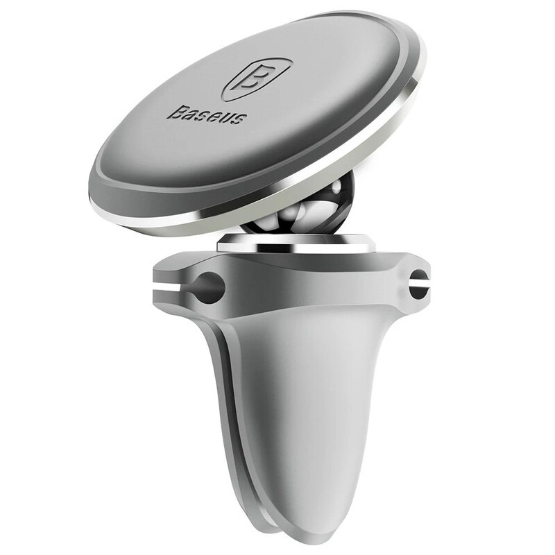 Держатель автомобильный для смартфона Baseus Magnetic Car Mount Grey (C40141201S13-00)