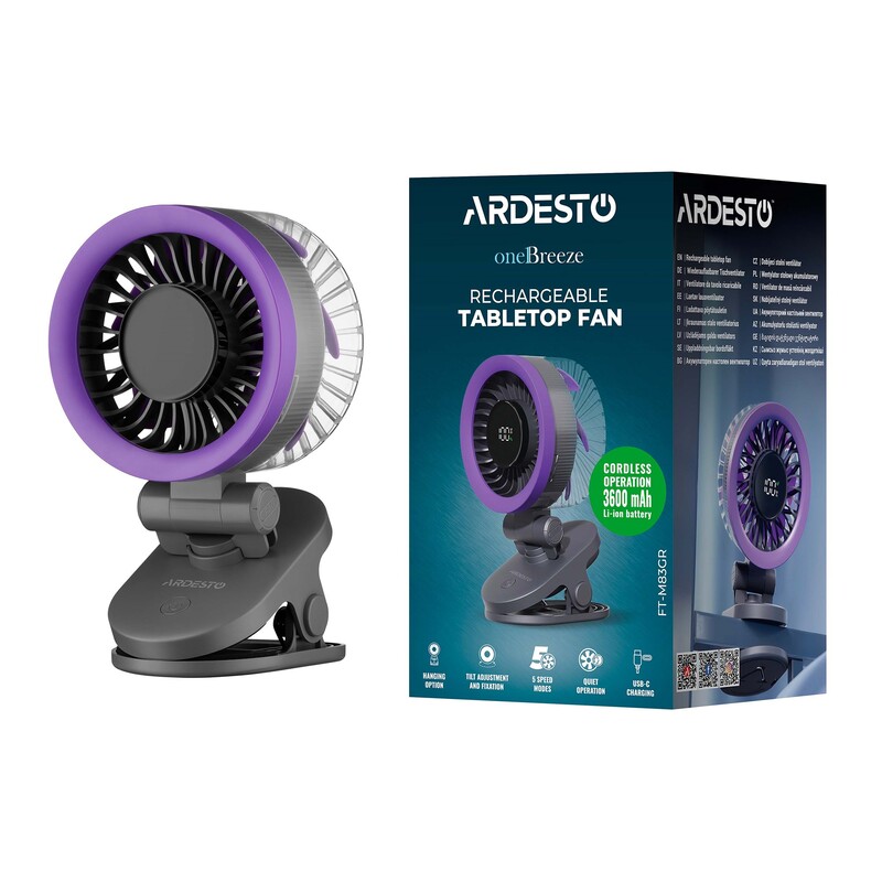Вентилятор Ardesto OneBreeze FT-M83GR