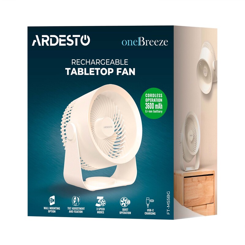 Вентилятор Ardesto OneBreeze FT-M55BG