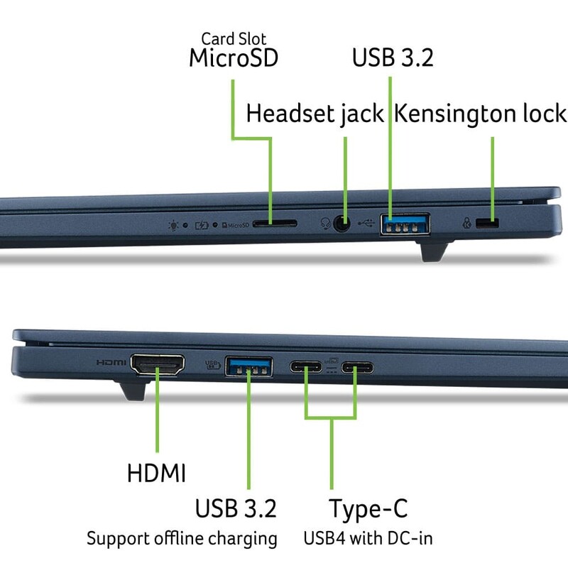 Ноутбук Acer Swift Go 16 AI SFG16-A71-R48W (NX.JX9EU.003) Blue
