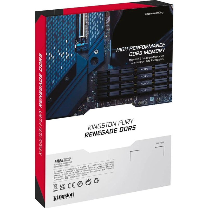 Модуль памяти DDR5 16GB/7600 Kingston Fury Renegade XMP Silver (KF576C38RS-16)