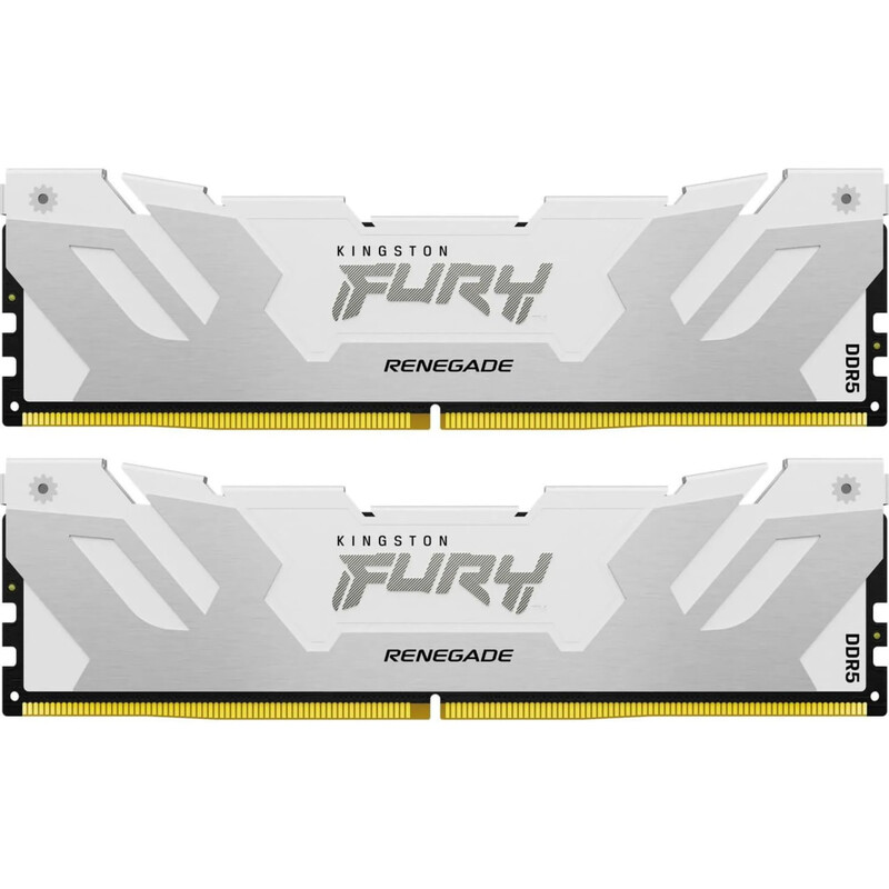 Модуль пам`ятi DDR5 32GB/7600 Kingston Fury Renegade XMP White (KF576C38RWK2-32)