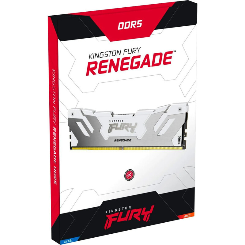 Модуль пам`ятi DDR5 32GB/7600 Kingston Fury Renegade XMP White (KF576C38RWK2-32)