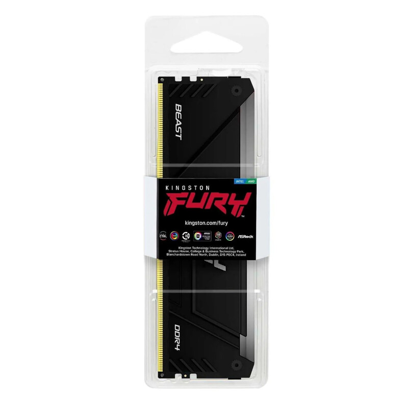 Модуль памяти DDR4 32GB/3200 Kingston Fury Beast RGB Black (KF432C16BB2A/32)