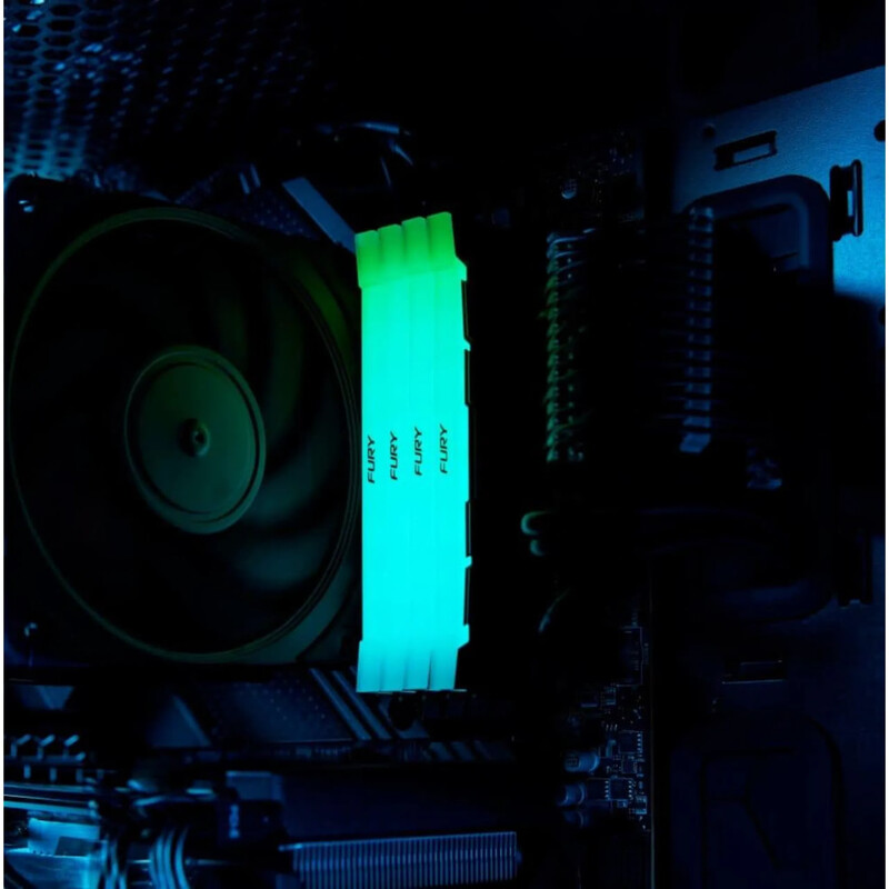 Модуль памяти DDR4 32GB/3200 Kingston Fury Renegade RGB Silver (KF432C16RB12AK2/32)