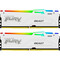 Фото - Модуль памяти DDR5 32GB/5600 Kingston Fury Beast RGB Expo White (KF556C36BWEAK2-32) | click.ua