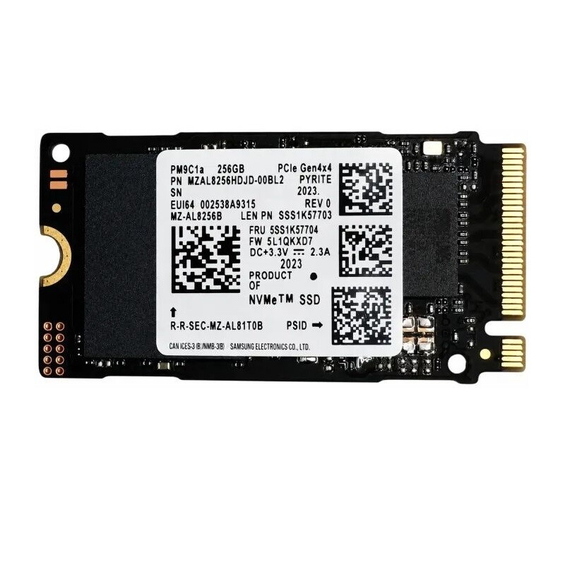Накопичувач SSD 256GB Samsung M.2 2242 PCIe 4.0 x4 3D NAND (MZAL8256HDJD-00BL2)