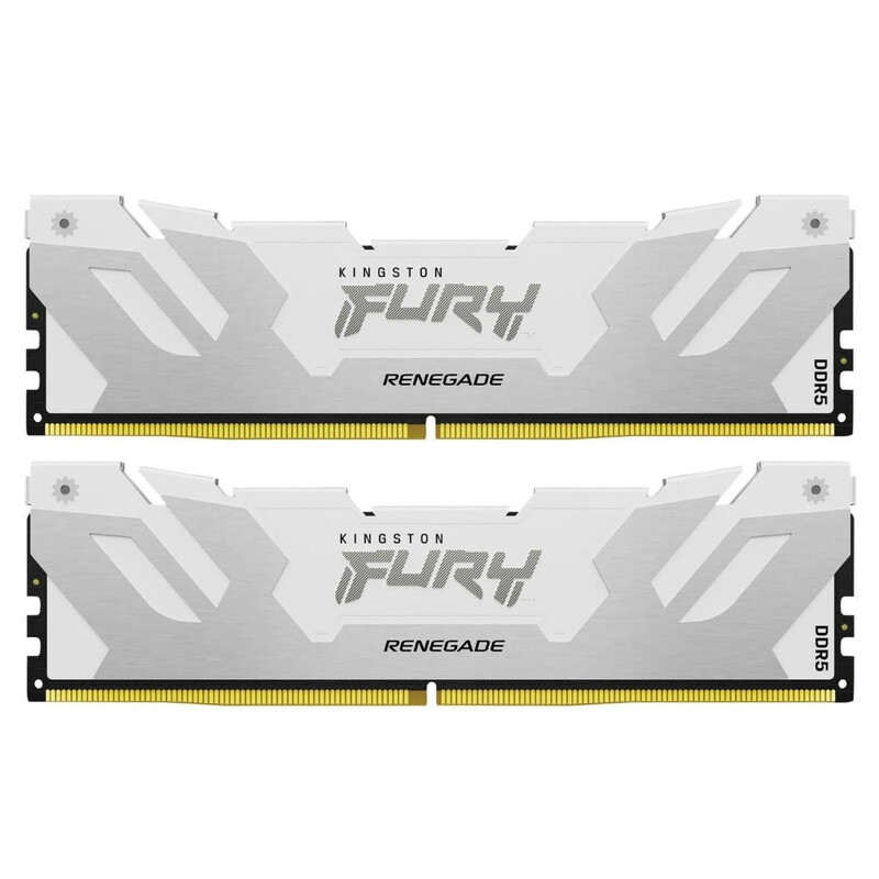 Модуль памяти DDR5 32GB/6400 Kingston Fury Renegade XMP White (KF564C32RWK2-32)