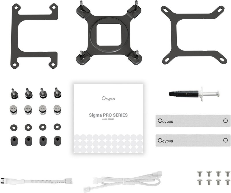 Система водяного охолодження Ocypus Sigma L24 Pro White (SIGMA-L24-WH2ANWL00P-GL)