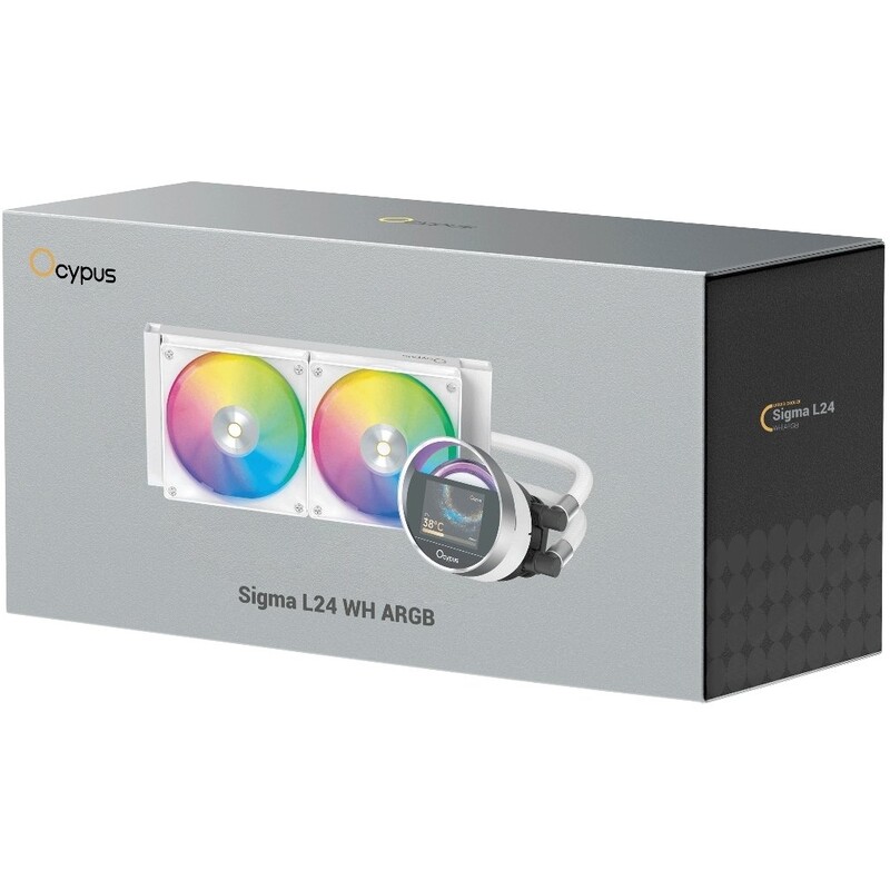 Система водяного охолодження Ocypus Sigma L24 ARGB White (SIGMA-L24-WH2AAWWN00X-GL)
