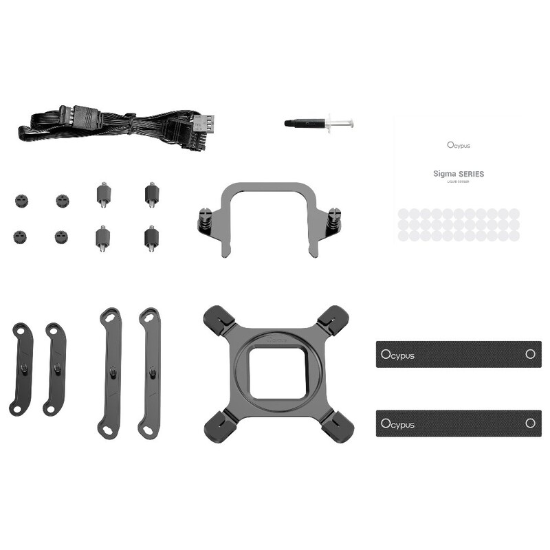 Система водяного охолодження Ocypus Sigma L24 ARGB Black (SIGMA-L24-BK2AAWWN00X-GL)